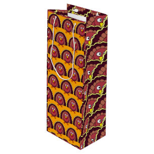 November Party Thanksgiving Wine Gift Bag