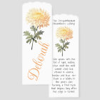  November’s Lullaby: Chrysanthemum Bloom 