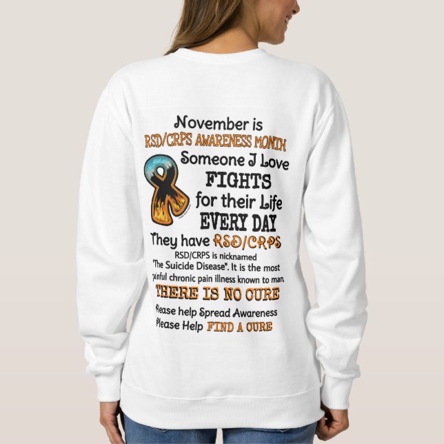 November...Someone I Love Fights Sweatshirt (Back)