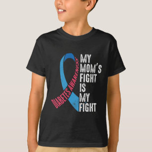 November T1d Awareness Mum's Fight My Fight Diabet T-Shirt