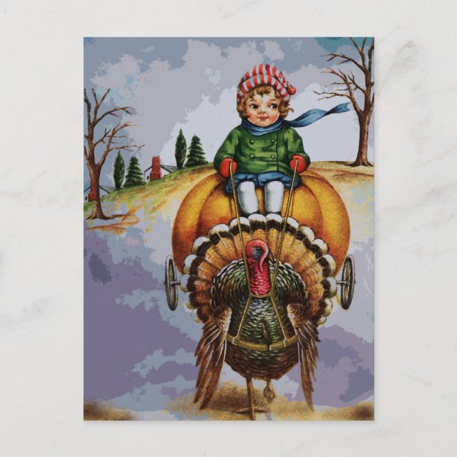 NOVEMBER TURKEY TROT POSTCARD (Front)