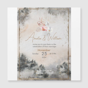November Wedding Invitation