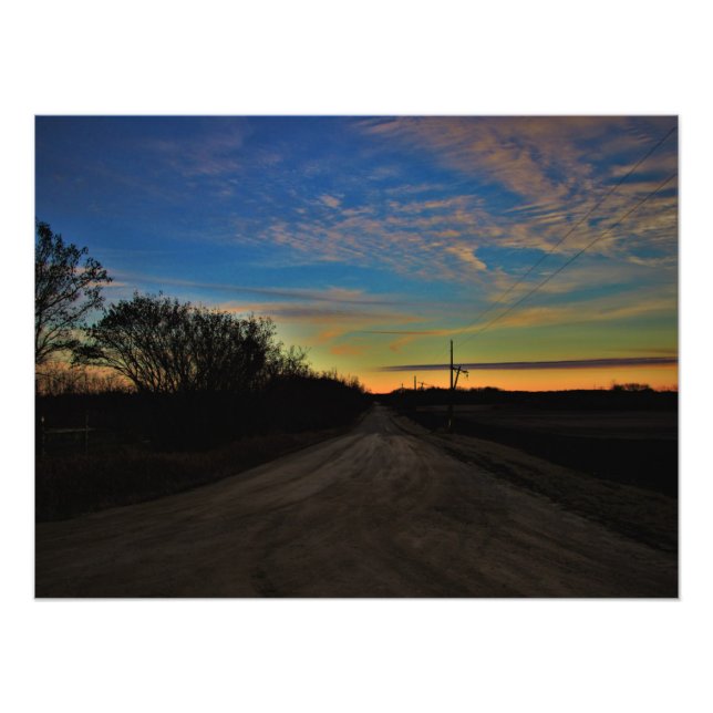 "November's End" Photo Print (Front)