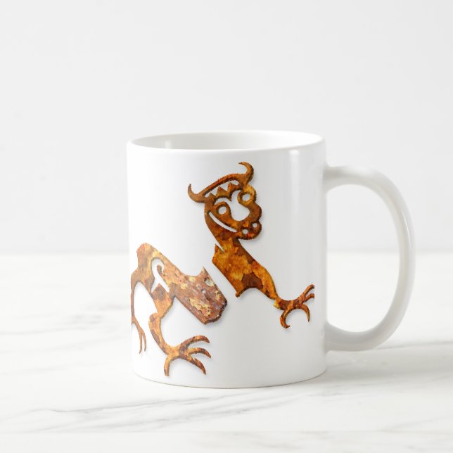 Novgorod Dragon rust Coffee Mug (Right)