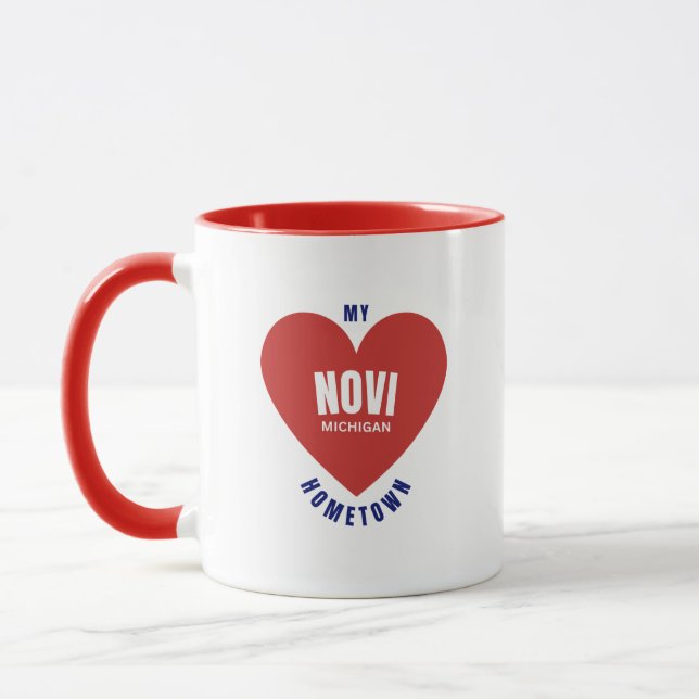 Novi Michigan Hometown Coffee Mug (Left)