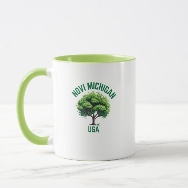 Novi Michigan Hometown Coffee Mug (Left)