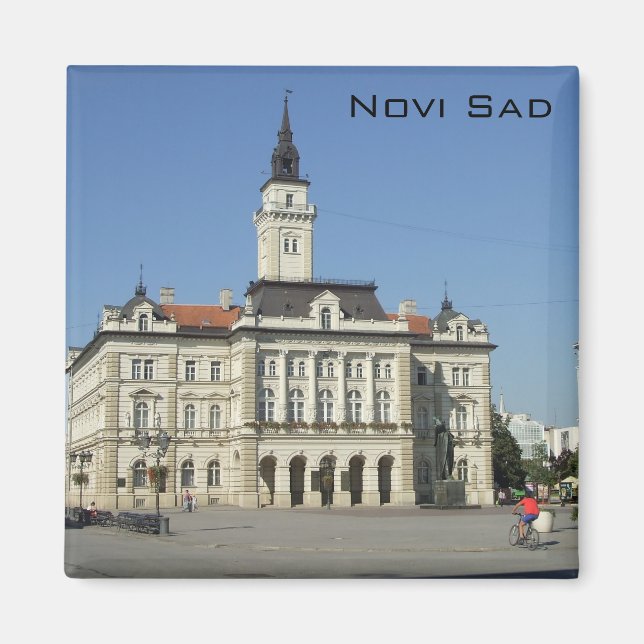 Novi Sad - City Hall Magnet (Front)