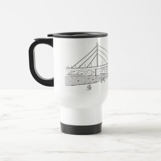 Novi Sad City Travel Mug (Left)