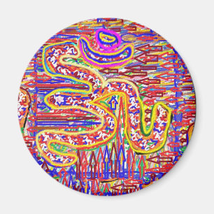 NOVINO Om Mantra - High Energy Acrylic Art Magnet