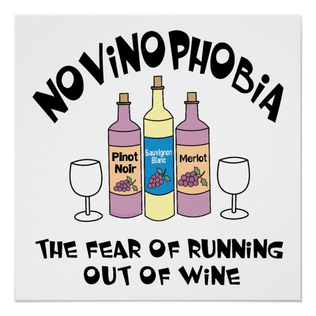 Novinophobia Bottles Poster (Front)