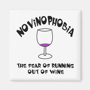 Novinophobia Empty Glass Magnet