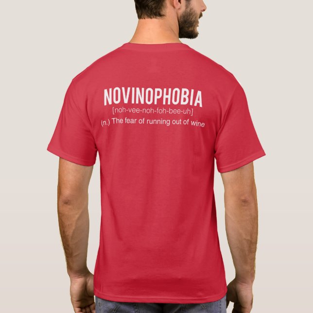 Novinophobia - The Grapevine Morgan Hill T-Shirt (Back)