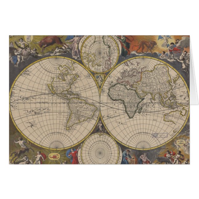 Novissima Totius Terrarum Orbis Tabula Map (Front Horizontal)