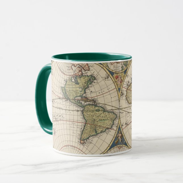 Novissima Totius Terrarum Orbis Tabula Mug (Front Left)