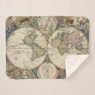 Novissima Totius Terrarum Orbis Tabula Sherpa Blanket