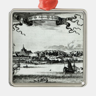 Novum Amsterodamum, c.1667 Metal Tree Decoration