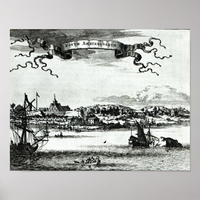 Novum Amsterodamum, c.1667 Poster (Front)