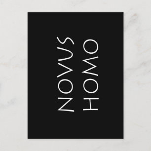 Novus homo postcard