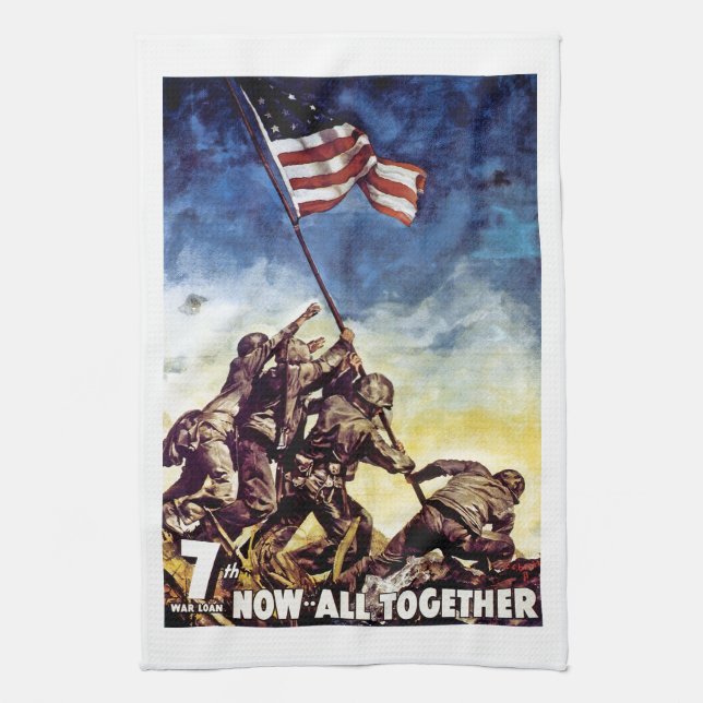 Now All Together  Tea Towel (Vertical)