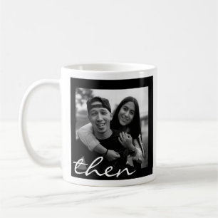 Now and Then Love Story Photo Coffee Mug