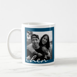 Now and Then Love Story Photo Coffee Mug