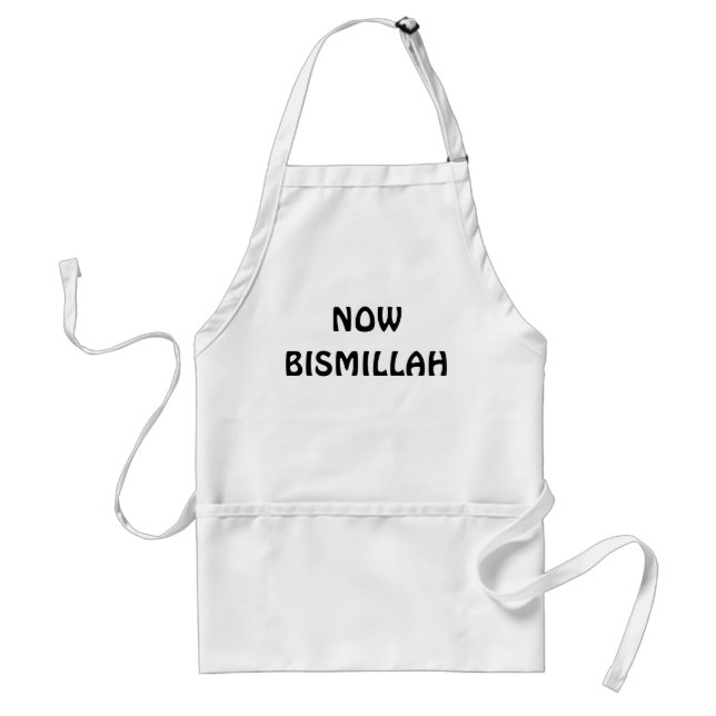 Now Bismillah Arabic Saying  Standard Apron (Front)