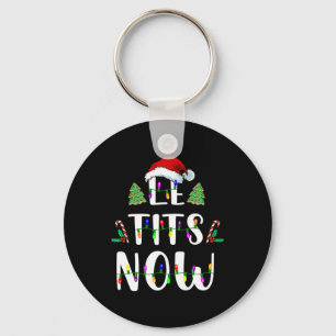 Now Christmas Let It Snow Ugly Fun Party Key Ring