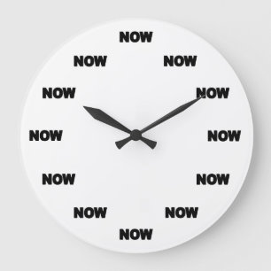 Now Clock (White) #1