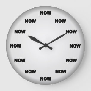 Now Clock (White) #3