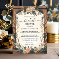 Now Garden Spring Wood Boho Rustic Bridal Shower