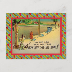 Now have this one on me/ postcard