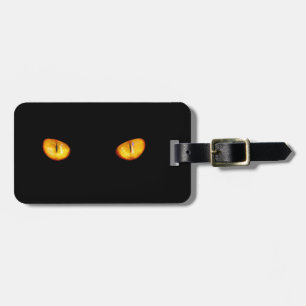 Now He Sees you Black Cat Luggage Tag