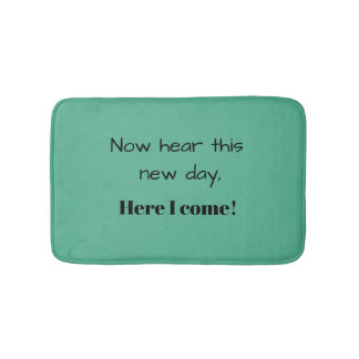 Now hear this - bath mat