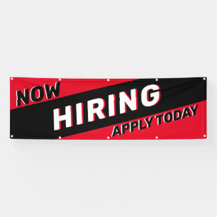 Now Hiring Apply Today Large  Banner