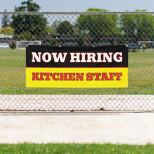 Now Hiring Custom Editable Banner