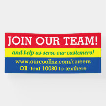 Now hiring help wanted join our team employee bann