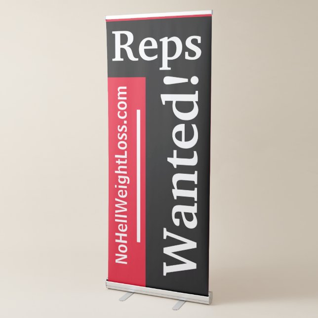 Now Hiring Retractable Banner (3/4)