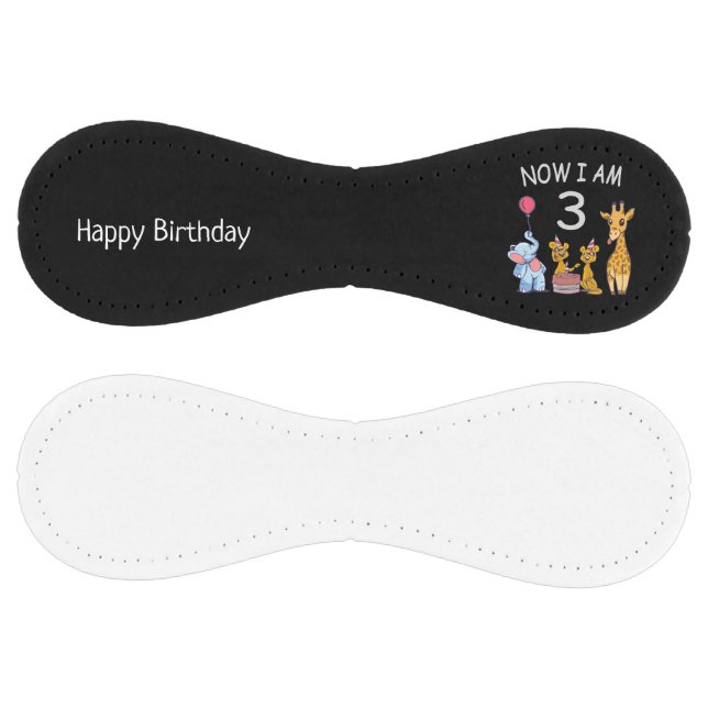 Now I am 3 year old 3rd Birthday at the Zoo Softball (Panels)