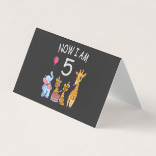 Now I am 5 years old 5th Birthday at the Zoo