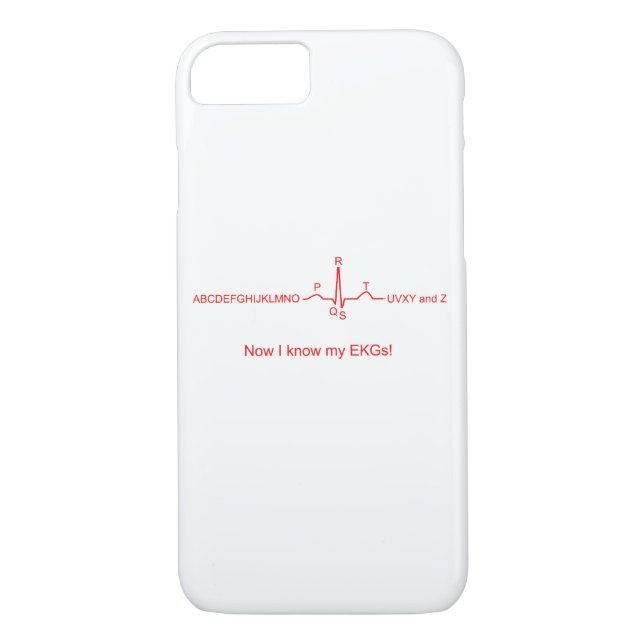 Now I know my EKGs iPhone Case (Back)