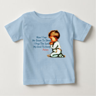 Now I Lay Me Down To Sleep Children Prayer Baby T-Shirt