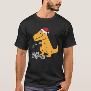 Now Im Unstoppable Rex Christmas Dinosaur Boys Gir T-Shirt