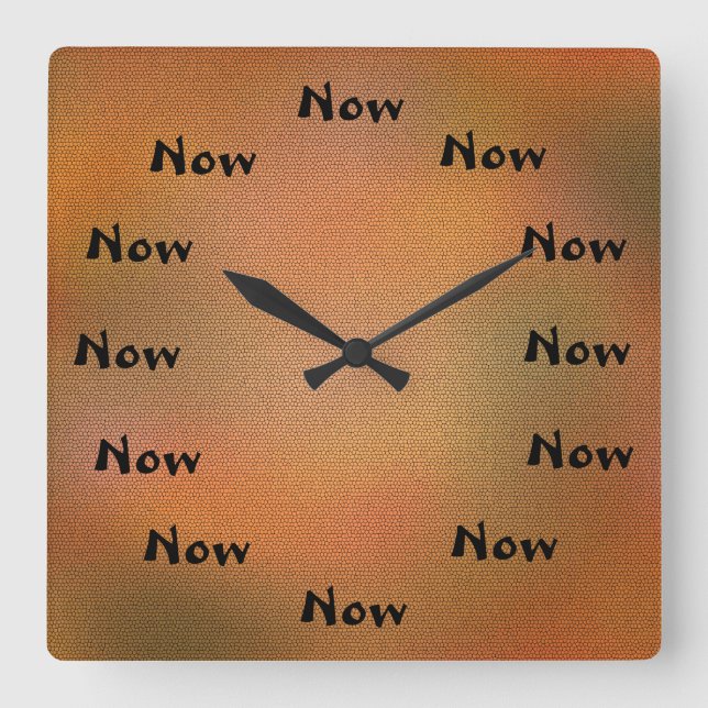 Now Inspiring Design Wall Clocks (Front)