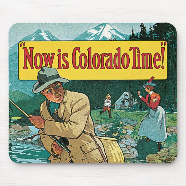 Now is Colorado Time Mouse Mat (Front)
