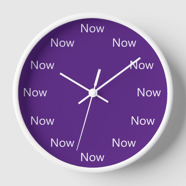 Now is Zen™ Change Background Colour Clock (Front)