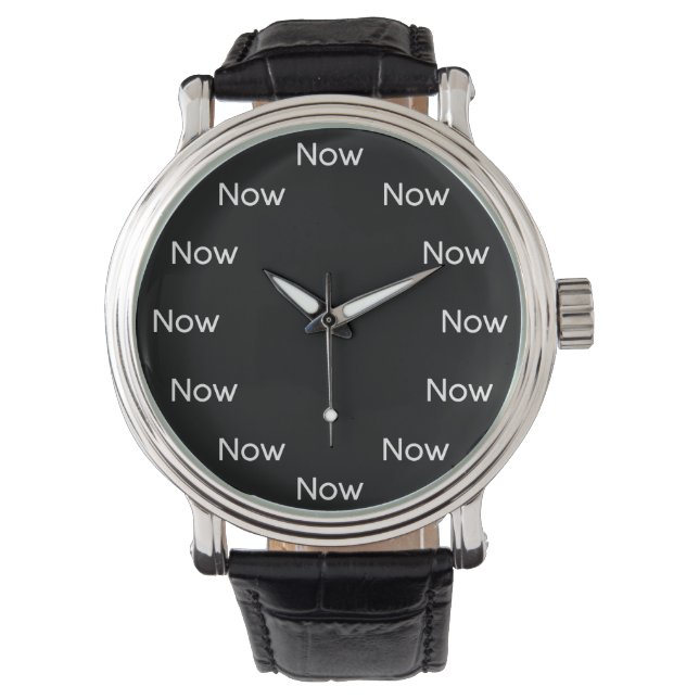 Now is Zen™ - Mindfulness Taoist Buddhist Watch (Front)