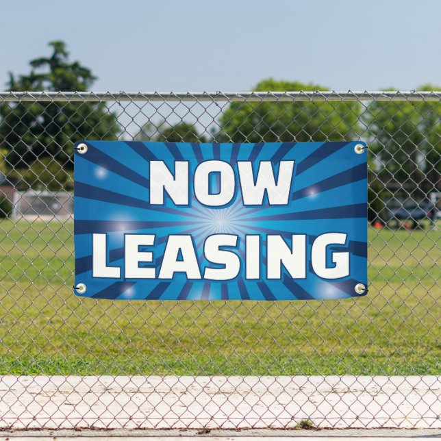 Now Leasing Apartments Large Outdoor Banner (Insitu)