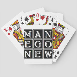 Now new man playing cards
