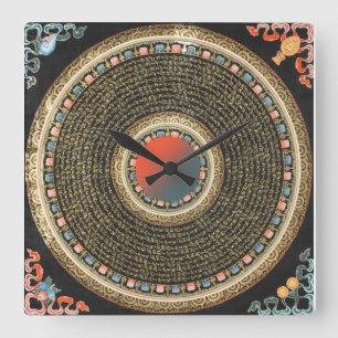 Now O'Clock II Square Wall Clock