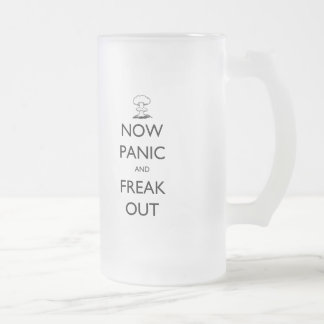 'Now Panic and Freak Out' mushroom cloud stein